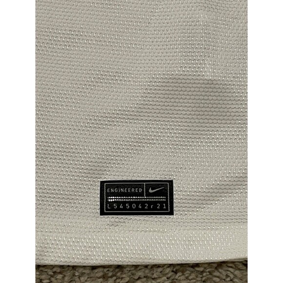 NIKE DRI FIT TOTTENHAM Football Soccer Jersey White AIA Large Men - Picture 3 of 5